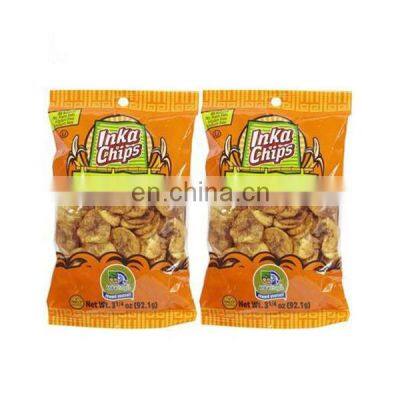 40 microns plastic plantain chips / potatp chip packaging bag