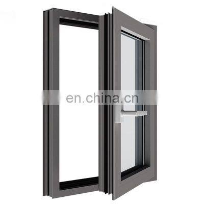 aluminium door window glass casement window for home