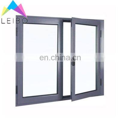 Soundproof glaze casement windows for balcony Soundproof aluminum casement window
