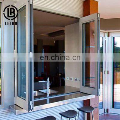 French pop folding windows are available in home restaurants