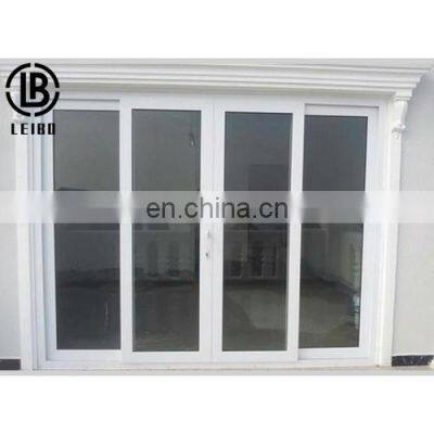 80 Series Anti-Theft Safety UPVC/PVC Exterior Sliding Door with Low-E Double Glazing Glass