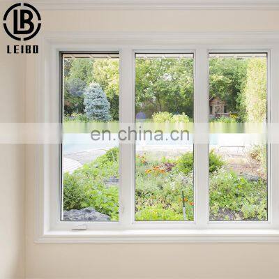 Cheap upvc window double glazing swing windows pvc casement window