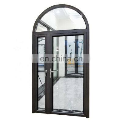 Factory High Quality Customized Design Double Glass Aluminum Casement Toilet Doors