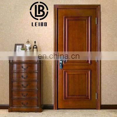 Solid Wooden Doors Corrosion protection and Fireproof Interior Bedrooms Wooden Door
