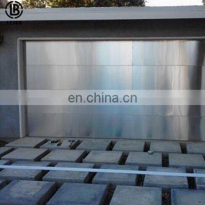 Atmospheric and beautiful fireproof and anti-theft stainless steel garage door