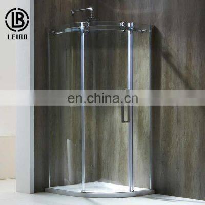 High grade French tempered glass shower room with large space
