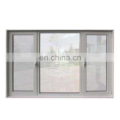 Superhouse AS2047 aluminium casement window material price with timber reveal