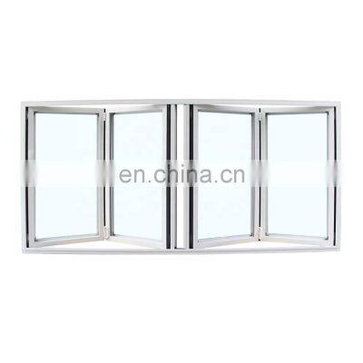 Long 4 panel aluminum bifold folding windows