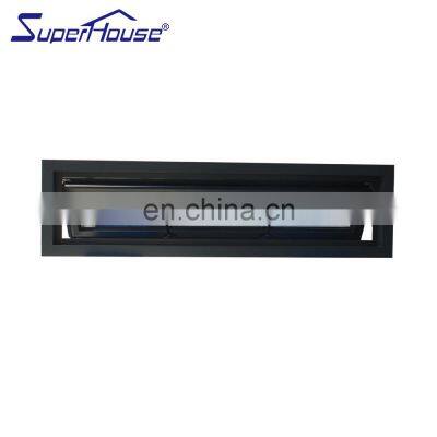 NFRC AS2047 Modern Aluminium Awning Crank window doors with tempered toughened glass