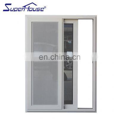 latest china supplier double glass aluminium profile sliding windows with fiberglass