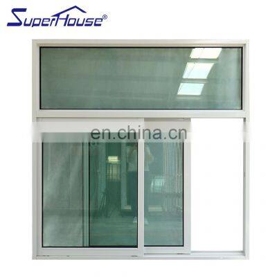 Aluminum alloy material sliding window design hurricane resistant glass window