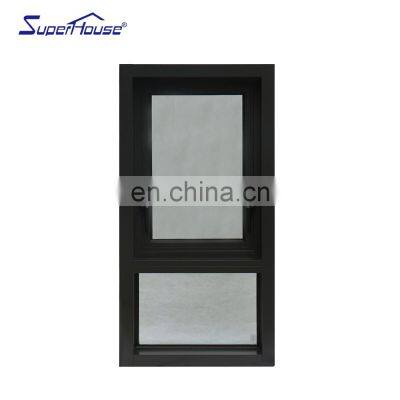 Europe Style Aluminum Soundproof Top Hung Window Aluminum Double Glazed Awning Windows