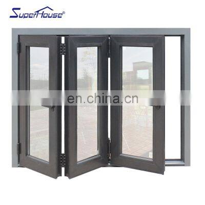 Superhouse Australian standard AS2047 high impact resistant aluminium bifolding window for commercial