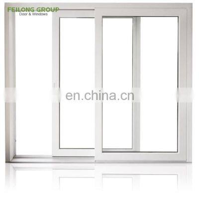 Modern design customized Soundproof Double Glazed Aluminum Alloy Windows Horizontal Sliding Window