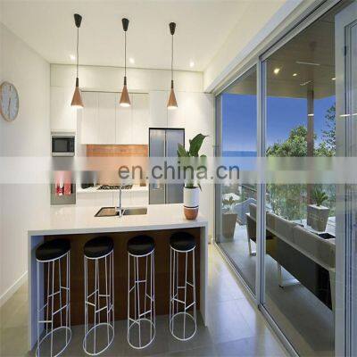 Luxury Hardware Outdoor Privacy Tempered Glass Doors Waterproof Frameless Aluminum Sliding Door