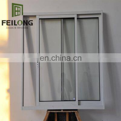 Double glazed windows BUILDING CHINA Factory Modern Hurricane Impact Windows Double Glass simple design aluminum sliding window