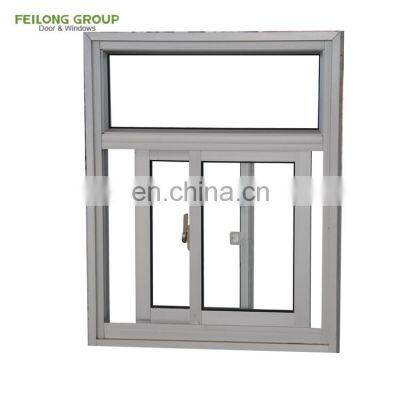 NFRC AS2047 standard Factory Low E Double Glass simple design sliding balcony window aluminum sliding window