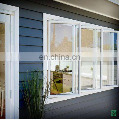Cheap aluminum double glass window and door price New design picture aluminum frame casement window for home
