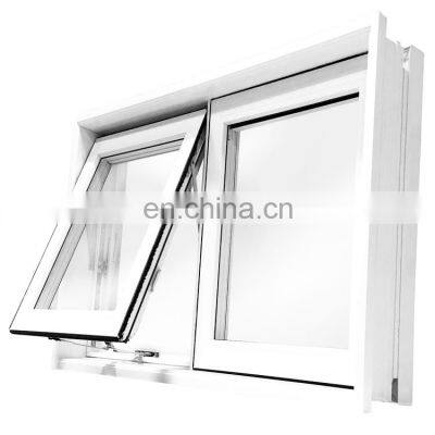 extra wide aluminium frame sound proof double hung awning windows