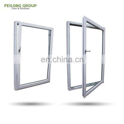 wholesale Residential anti-noise Thermal Break Aluminium Frame double glaze tilt and turn windows for decoration