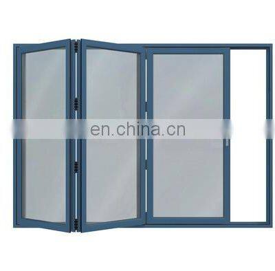 Wide aluminium bi fold folding windows aluminum bi-folding window commercial electric bi folding windows