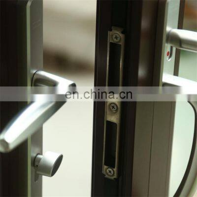 Topwindow courtyard balcony soundproof tempered glass aluminum bifold folding windows