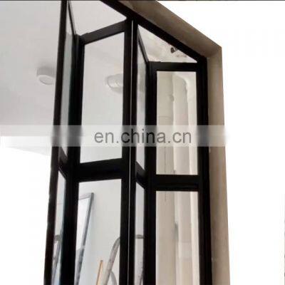 Factory Sale Supply Aluminum bi-folding window for house Folding Screen soundproof bi folding windows Folding Windows