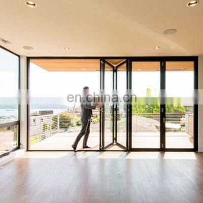 Modern AS2047 NFRC aluminium glass doors for houses patio french door aluminum bifold door