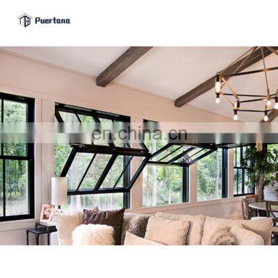Aluminium Vertical Folding Door And Window Push Up Fold Up Window