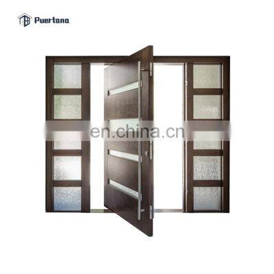 Modern Style Solid Wood Main Door Security Home Pivot
