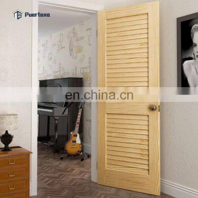 Wooden Single Internal Door Designs Louvered Door