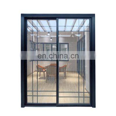 Kitchen White Aluminum Sliding Price Glass Balcony Sliding Door With Screen
