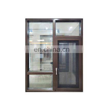 Hot Sale Double Glass Panels Frame Fixed Glass Aluminum Casement Windows