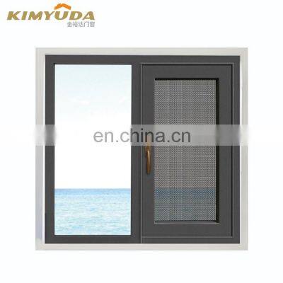 double glass aluminium alloy casement window Bathroom window