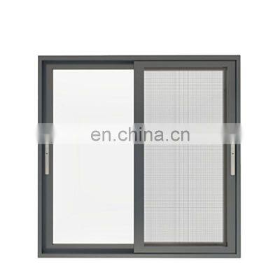 Hotelstandard Modern Soundproof Curved Design Aluminium Sliding Windows With Impact Glass