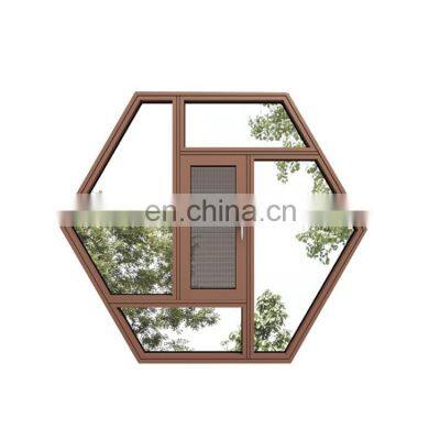 Factory Custom Aluminum Casement Window Aluminum Glass Kitchen Windows Fame Glass Window