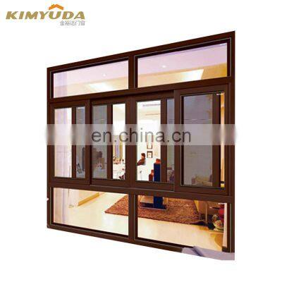 JYD Client Specification Triple Glazed Frame Aluminium Sliding Windows