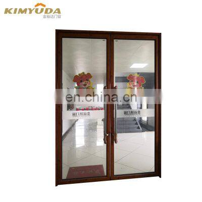 French patio doors sliding impact balcony 3 panel aluminium sliding glass door