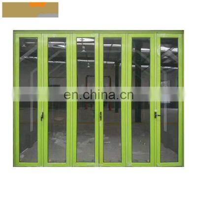 Outdoor Exterior Bifold Doors Modern designs Aluminum Alloy Double Tempered Glass Bi Folding Door Patio