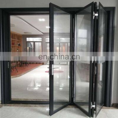 Aluminum bifold design doors patio exterior aluminium folding door