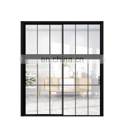 Customized Sizes European American Customers Glass Blinds Front Safety Aluminum Casement Door