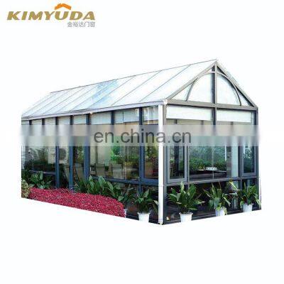 JYD Free Standing Sunroom Four Season Restaurant Enclosure with Retractable System