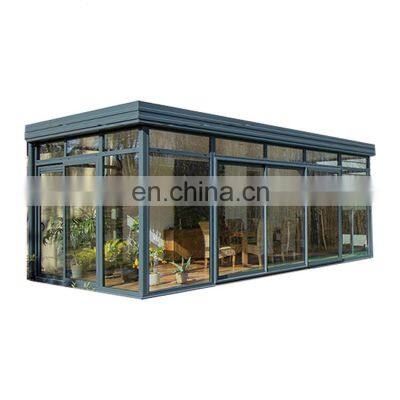 Modern Design Outdoor Sunshade System Patio Sunrooms Aluminum Alloy Sun House