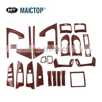 MAICTOP good quality wooden grain moulding for LANDCRUISER 2016- car inside decoration