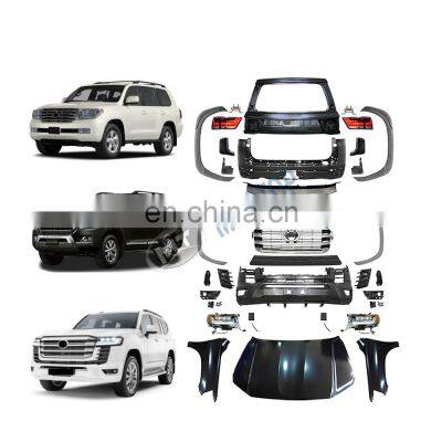 MAICTOP car bumpers facelift lc200 bodykit to lc300 for land cruiser 200 2008-2019 upgrade body kit to LC300 2022