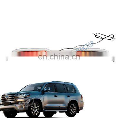 Maictop car accessories facelift rear tail LED spoiler for land cruiser 200 LC200 2016-2022 new style