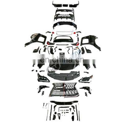 MAICTOP auto body systems car bumper grille for lx570 2008-2015 upgrade to 2016-2018