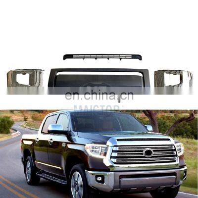 MAICTOP car accessories auto body part front bumper facelift bodykit for tundra 2014-2021 upgrade body kit