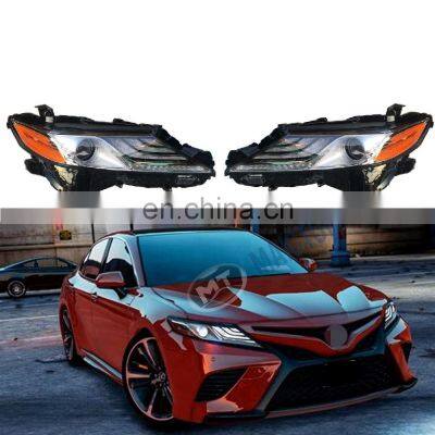 MAICTOP car lighting high quality head lamp for Camry 2018 headlight USA Other Headlights