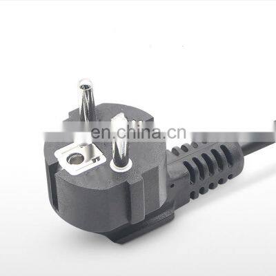 high quality 3 pin 240v eu power cord extension cords for Computer Laptop